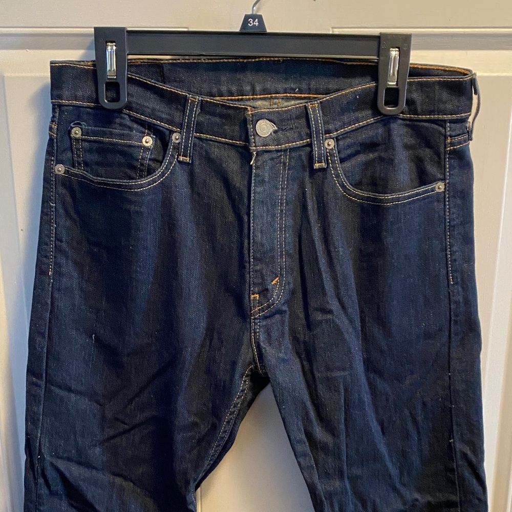 Levi's Dark Indigo Straight Jeans 513 31x32